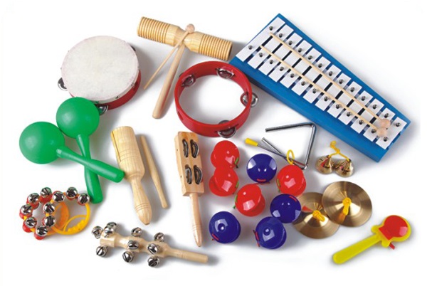 Đồ chơi nhạc cụ giúp bé thư giãn, giải trí và kích thích não bộ phát triển
